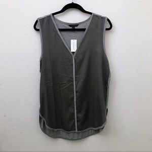 NEW Banana Relublic gray shell tank top
